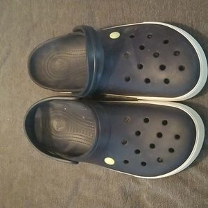Men's size 13 blue Crocs